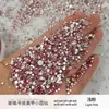 Pedras Strass Grandes em Formato de Leque, Pedras Strass Coloridas, Pedras Strass Soltas AB de Fundo Plano Iridescentes Deslumbrantes Transparentes, Decorações Brilhantes para Nail Art DIY