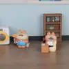 Figura Hermosa del Futuro Caja Sorpresa Muñeca Original Juguete para Aliviar el Estrés Gatito Decoración Diaria de Escritorio Artesanía de Resina