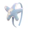 Nuevo suministro transfronterizo de pasador de joyería para el cabello diadema de estrella de mar linda para niños diadema de animal marino de princesa accesorios para el cabello