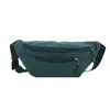 Riñonera Vertical de Pana Multicapa con Cremallera para Mujer, Correa Ancha Ajustable para el Pecho, Bolso Cruzado Pequeño Casual Deportivo Vintage