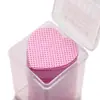 Algodões Desmaquilhantes em Formato de Coração para Nail Art, Lenços Mágicos Removedores de Esmalte, Folhas de Limpeza Descartáveis, Lenços para Unhas sem Fiapos, Cola para Cílios