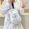 Bolso de Pecho de Diseño Nicho Japonés Tie-Dye para Mujer Bolso Simple Versátil de Hombro Cruzado Bolso de Pecho Pequeño Fresco para Chica