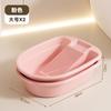 Tina de Lavado para el Hogar Dormitorio de Estudiantes Lavabo Integrado Engrosado Lavabo Grande para Bebé Lavar Ropa Íntima Calcetines Ropa Tina de Lavado