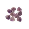 Cristal Natural 20mm Quartzo Rosa Ametista Pedra Preciosa em Forma de Coração Ornamento Pedra Bruta