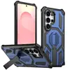 Capa de Celular Nova Transfronteiriça Adequada para Samsung S26Ultra Anti-Queda S25 Case com Sucção Magnética com Suporte A57 Case Protetor Armadura