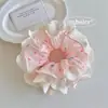 Elástico de Cabelo Estilo Relaxado, Acessório de Cabelo Grande Estilo Coreano, Prendedor de Cabelo de Luxo para Meninas, Corda de Cabelo, Elástico de Cabelo, Acessório de Cabelo