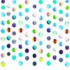 Guirlandas de Papel Estrela de Cinco Pontas Brilhantes de 4m para Decorações de Festa de Aniversário Infantil, Enfeites de Estrela Prontos para Pendurar no Quarto