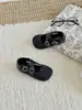 Xshx Chica Suave Lunares Retro Malla Transparente Niñas Suela Suave Goma Antideslizante Estilo Coreano Diseño Oculto Primavera Verano