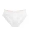 Ropa interior sexy europea y americana para mujer, cintura baja, media cadera, perspectiva, encaje de lunares, ropa interior sexy, tentación, bragas transparentes