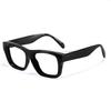 2022 nuevo marco grande TR transfronterizo retro europeo y americano marco grueso miopía armazón para gafas para hombres y mujeres liso todo fósforo espejo plano