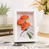 Marco de fotos de madera hueco estéreo creativo DIY hecho a mano muestra de flores secas marco de fotos al por mayor exhibición de floricultura hueco