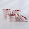 Cinta de Doble Cara Fuerte Adhesiva Termofusible Papel Tisú Blanco Papelería de Oficina Cinta de Doble Cara Manualidades para Estudiantes Cinta de Doble Cara Fácil de Rasgar