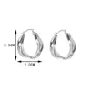 Brincos Ins Europeus e Americanos de Nicho com Design Simples para Mulheres Argola de Metal Cruz Brincos Modernos de Alta Qualidade Brincos Elegantes