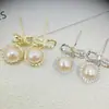 Mia Producto Nuevo Coreano 9 Pendientes de Perla Natural para Mujer Verano Pendientes de Nicho de Lujo de Gama Alta Pendientes de Perla
