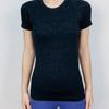 Ropa Deportiva Adaptada de Yoga para Mujer, Deportiva, Alta Elasticidad, Fitness, Secado Rápido, Transpirable, Camiseta de Manga Corta, Cómoda