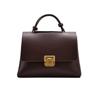 Bolso de Moda para Mujer de Alta Gama Color Sólido Bolso Cuadrado Pequeño 2025 Nueva Moda Versátil Un Hombro Retro Temperamento Bandolera Bolso Pequeño