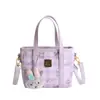 Bolso Cubo Femenino Estilo Coreano para Mujer 2026 Primavera/Verano Nuevo Lindo Estampado de Dibujos Animados Bolso de Mano Versátil Bolso Cesta