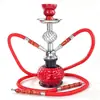 Producto nuevo transfronterizo directo del fabricante, en stock, juego pequeño de cachimba árabe, shisha barato nuevo de doble tubo