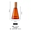 Botella de Vidrio Cónica Nueva 15ml Degradado Marrón Mate Botella de Aceite Esencial Botella de Esencia para el Cuidado de la Piel Venta al por Mayor