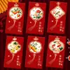 2027 Año del Cordero Sobre Rojo Creativo Brillo Mate Dibujo Animado Zodiaco Cien Yuan Mil Yuanes Sobre de Dinero de la Suerte para Año Nuevo