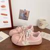 Zapatos Estilo Forrest Gump de Zhao Lusi para Mujer, Nuevos Versátiles Casuales de Nicho Puff 2025, Zapatos Amarillos Feos-Lindos