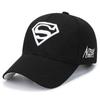 Gorra negra con visera bordada con la letra S para mujer, gorra de béisbol de estilo coreano con visera curva, sencilla y combinable, gorra de moda para hombre.