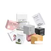 Caixa Branca Caixa com Duplo Inseridor Caixa Branca Personalizada com Tampa de Encaixe Caixa Colorida para Cosméticos Caixa de Papelão Branco para Pequenos Lotes Caixa de Embalagem Caixa Colorida