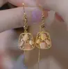 Brincos de Franja com Zircônia Estilo Luxo Leve Cobre Banhado a Ouro 18k Brincos Simples para Modificar o Rosto Brincos Longos Pesados de Alta Qualidade