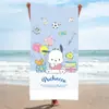 Toalla de Playa Cuadrada Transfronteriza Amazon Toalla de Baño Dibujos Animados Chal Microfibra Venta Caliente Impresión Digital Animación