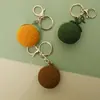 Nuevos Colgantes de Frutas Hechos a Mano de Ganchillo Estilo Verano, Llaveros de Hilo Tejido, Adornos Colgantes Exquisitos Terminados