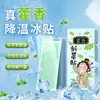 Adesivo refrescante com ingredientes à base de ervas para uso ao ar livre no verão, ideal para pesca, prevenção de insolação e proporcionando uma sensação fresca e refrescante para dormitórios estudantis e treinamento militar.
