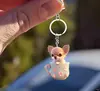 Decoración Colgante de Rana Creativa Personalizada Plana de Acrílico Nueva Transfronteriza Llavero de Coche