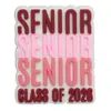 Frases da Temporada de Formatura de 2026 Patch de Borracha Macia em PVC Chapéu de Doutor Broche de Lembrança do Campus Acessórios DIY para Roupas