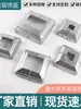 Tampa Decorativa para Tubo Quadrado, Acessórios de Guarda-Corpo, Espessada, Múltiplas Especificações, Tampa Quadrada Estampada em Ferro Forjado, Tampa de Pé Dividida 40