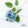 Simulación rosa pequeña europea rama única tela de seda falsa decoración hogar sala de estar flor fila suelo salón de bodas producción mano novia