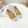 Sapatos de Feijão Femininos de Malha Voadora Vazada Respirável Slip-on de Sola Macia Sapatos de Leite para Deslocamento para Pessoas Preguiçosas que Não Cansam os Pés Sapatos de Princesa