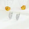 Brincos de Folha com Diamante em Prata de Lei S925 Joias Elegantes de Nicho Brincos de Folha Personalizados Acessórios Modernos para Mulheres