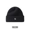 Gorro de Lana Caliente Tejido con Letras para Mujer 2024 Nuevo Otoño e Invierno Versátil Protección para las Orejas Resistente al Frío Gorro Pequeño para el Rostro para Hombres y Mujeres