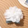 Estilo Pastoral Malla Burn-out Camelia Accesorios Ropa DIY Accesorios para el Cabello Flores para Zapatos Broches Adornos Suministros Accesorios