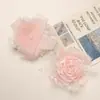 Accesorios para el Cabello, Broches, Ropa, Zapatos y Calcetines Románticos y Exquisitos de Encaje y Malla con Rosas Enrolladas Hechos a Mano para Bricolaje