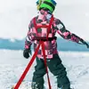 Cuerda de Tracción de Seguridad para Esquí Infantil Cinturón de Entrenamiento Anticaídas de Esquí Nueva Correa de Pecho de Entrenamiento de Esquí al Aire Libre Punto