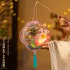Lanterna Feita à Mão DIY Nova 2026 Estilo Antigo Luminosa Portátil Flor Lanterna Decoração Fotografia Atmosfera Adereço