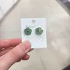 Pendientes de Flor de Nicho Europeos y Americanos Transfronterizos Lele Jewelry para Mujer, Pendientes Versátiles de Gama Alta, Modernos y Sencillos