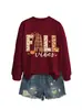 Amazon eBay site independente moda casual elegante feminina vibes de outono outono floral xadrez moletom