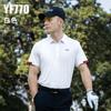 PGM Golf Camiseta Polo de Hombre de Primavera y Verano de Secado Rápido para Hombre Tela Elástica Camiseta de Manga Corta Ropa Deportiva Verano