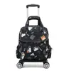 Bolsa de viaje mini plegable ultraligera al por mayor, bolsa de carrito pequeña universal con ruedas portátil, caja de tela para viaje de abordaje