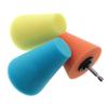 Cepillo para Cubo de Rueda de Coche 75*88mm Esponja de Pulido Cónica Juego de 3 Piezas Esponja para Limpieza de Neumáticos de Coche Cepillo de Esponja para Cubo de Rueda