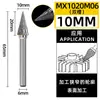 Broca de Tungstênio Tipo M Lima Rotativa de Carboneto Ponta Cônica Fresadora Metal Grinding Engraving Padrão de Ranhura Simples e Dupla