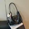 Bolsa Casual Retro Simples de Grande Capacidade Feminina 2026 Nova Bolsa Tote de Ombro Único Transversal para o Verão