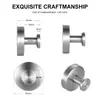 Gancho para Puerta de Baño Transfronterizo para Colgar Ropa y Sombreros, Gancho Adhesivo, Gancho de Acero Inoxidable sin Rastro, Gancho Individual Fuerte Desmontable con Ventosa